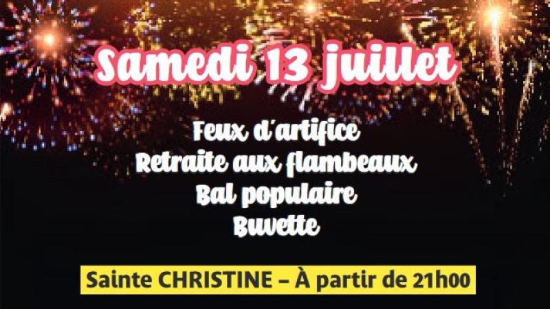 13 juillet FEUX D'ARTIFICE 13 juillet FEUX D'ARTIFICE