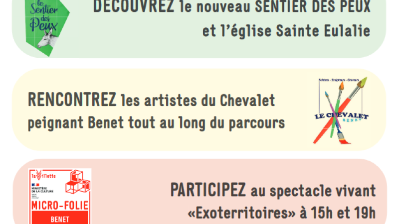 Journée du patrimoine et inauguration des peux