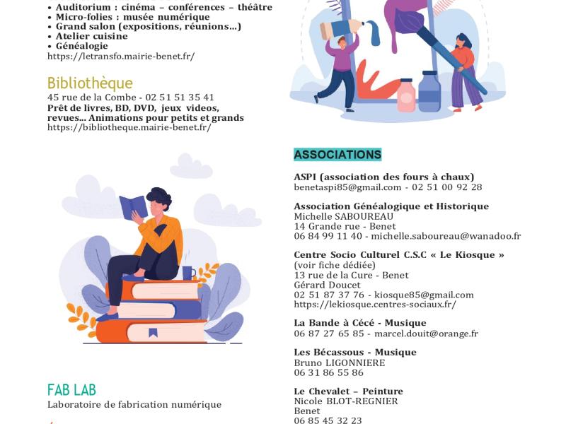 Liste des associations culturelles page 1