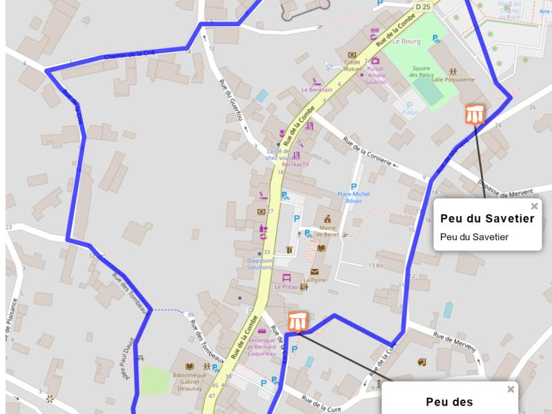 Circuits des Peux