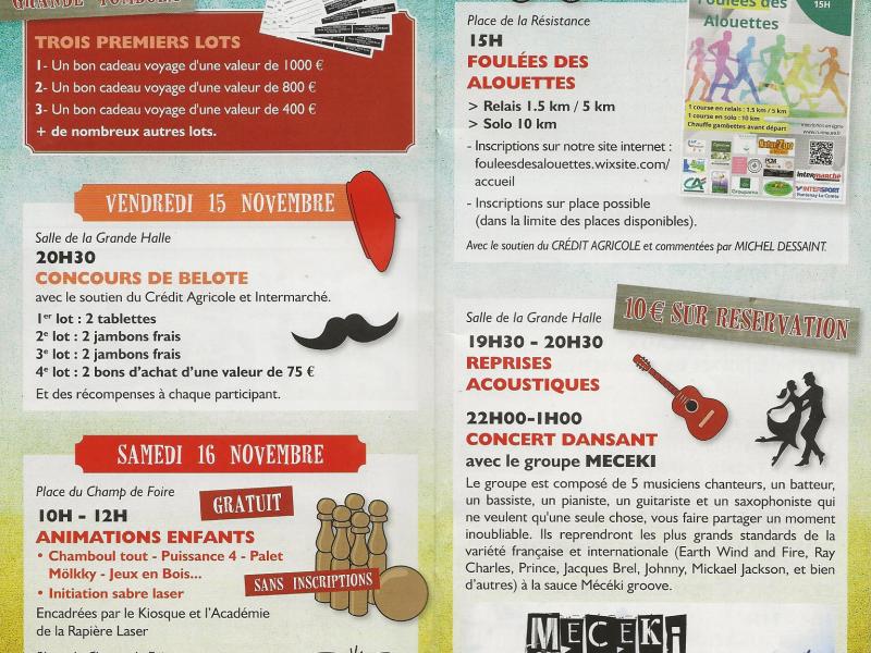 Programme foire